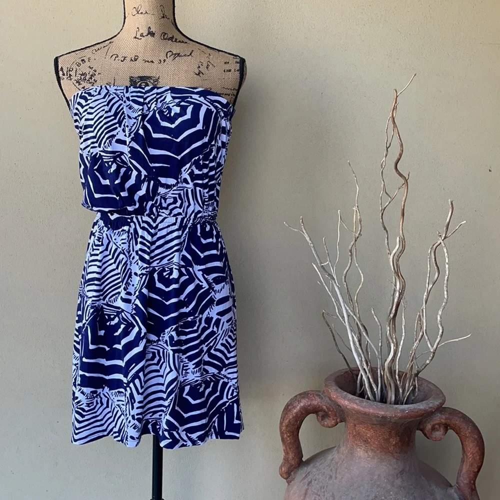 Lilly Pulitzer strapless dress - Picture 3 of 9
